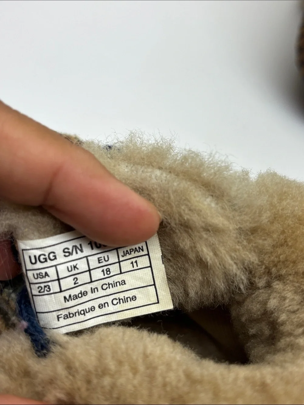UGG Pendleton booties for baby’s, SZ 02-03, box 72
